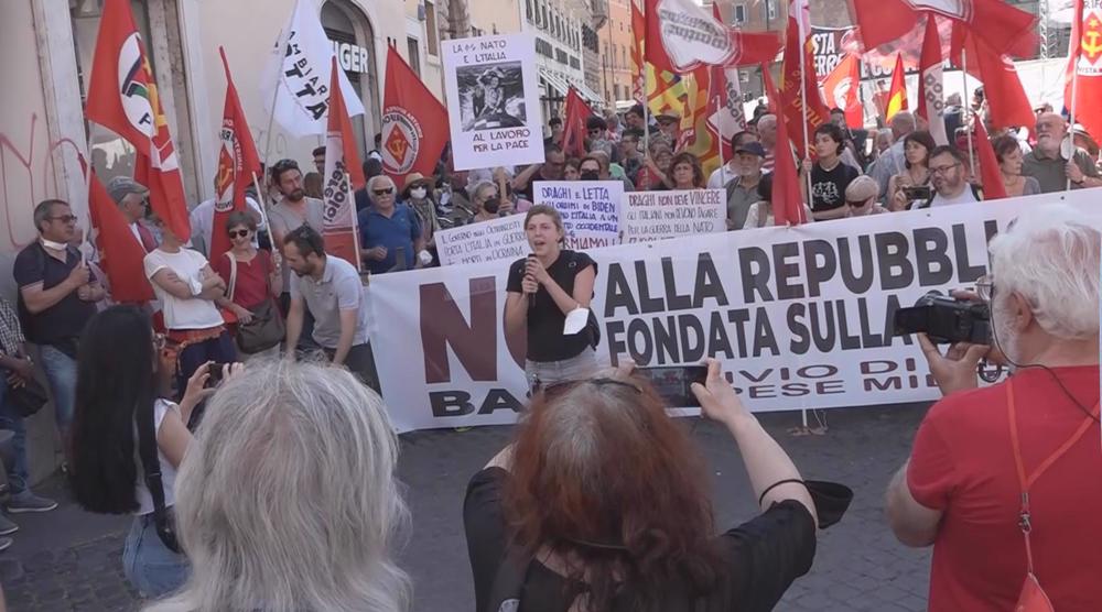 Anti-war demonstrations held in Italy on Republic Day