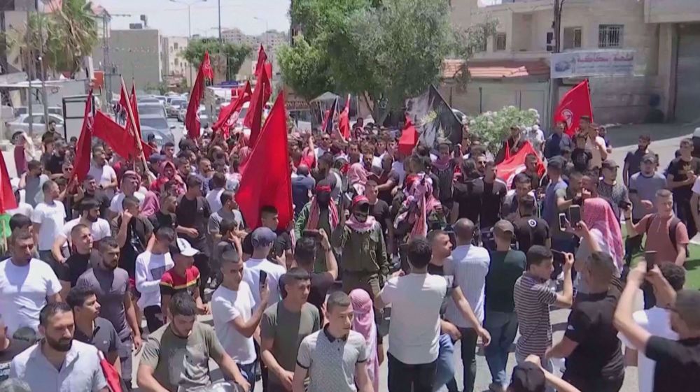 Hundreds march in funeral processions of Palestinians killed by Israeli forces