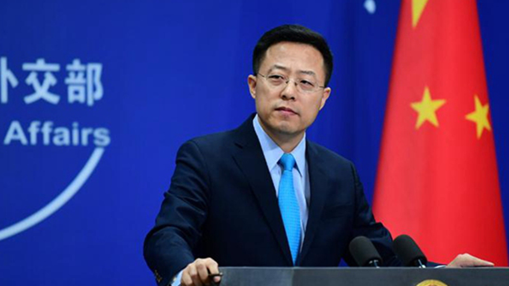 Chinese Foreign Ministry spokesman Zhao Lijian 