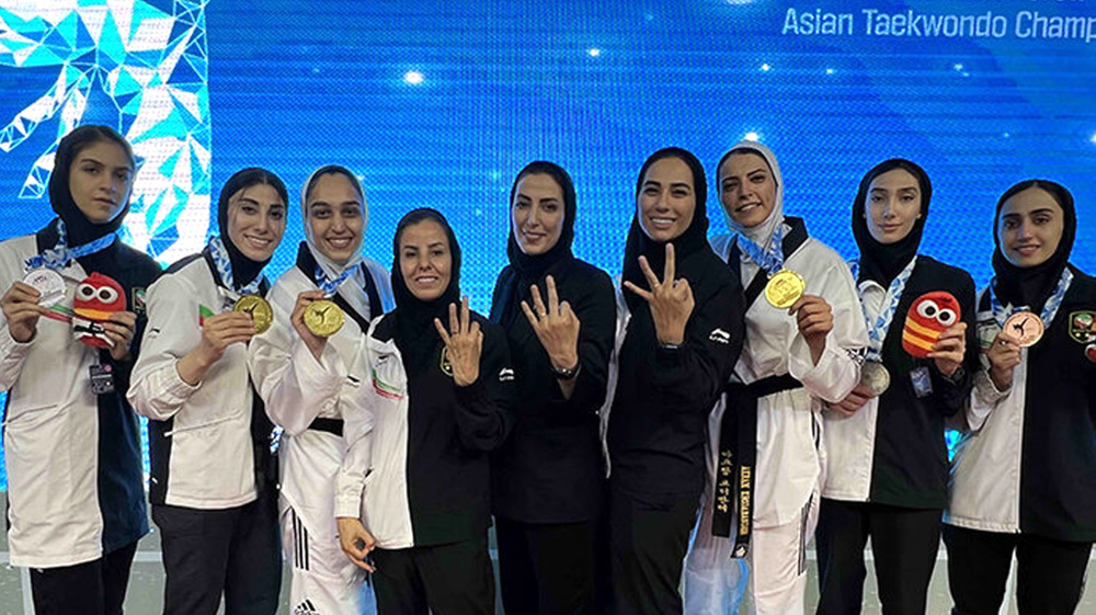 Asian Taekwondo C'ships: Iran women's team win title in S Korea