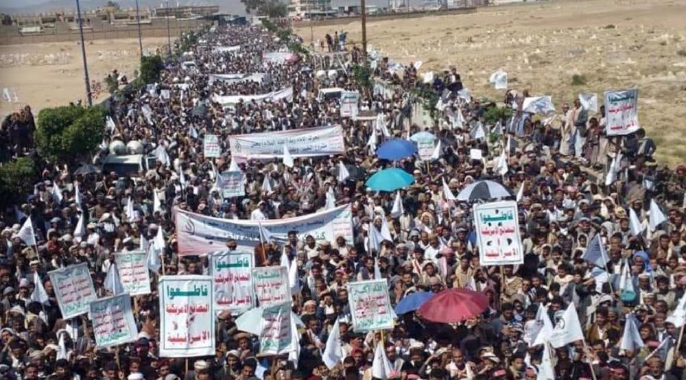 Yemenis stage mass rallies to decry Saudi aggression, vow continued resistance