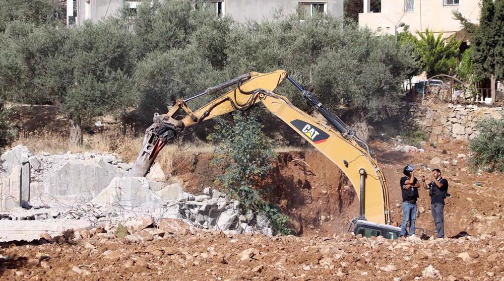 Israeli forces demolish another Palestinian house in West Bank 