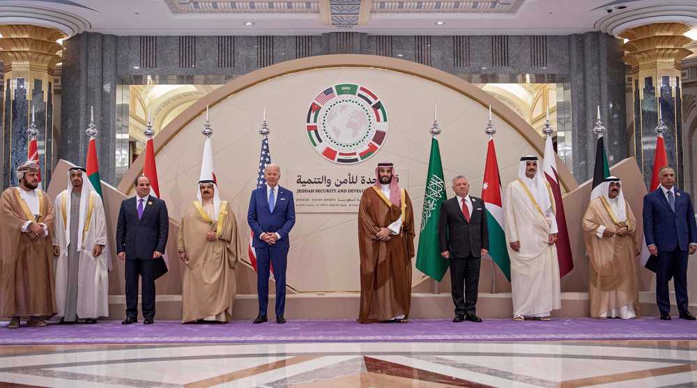 At regional summit, Biden says US won't leave Middle East 