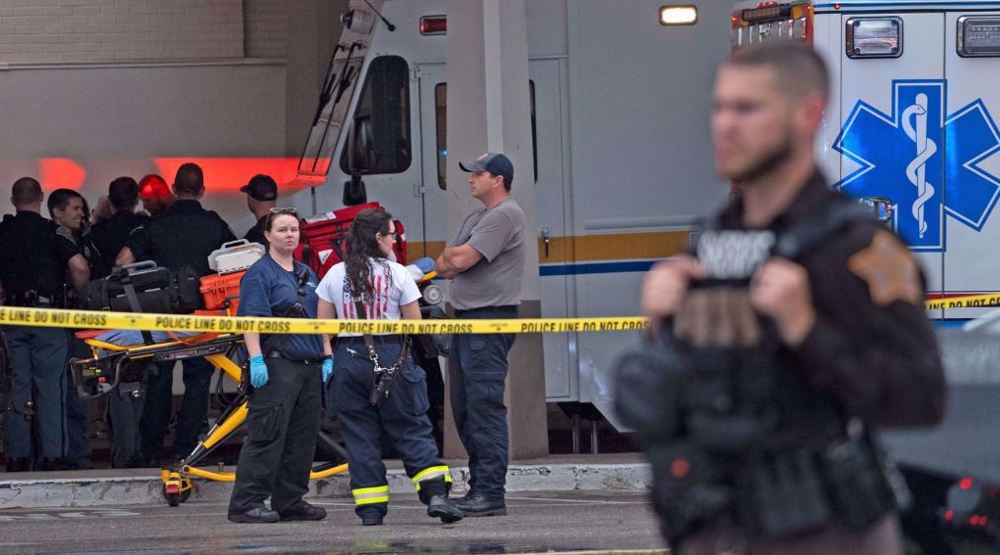 US gun epidemic: 4 people killed, including gunman, in Indiana mall shooting