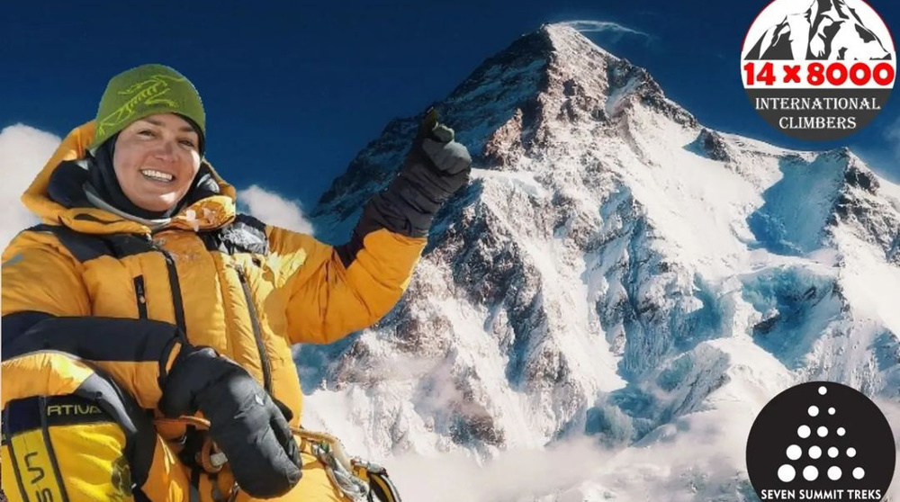 Iran's female mountain climber scales K2, second-highest mountain on earth