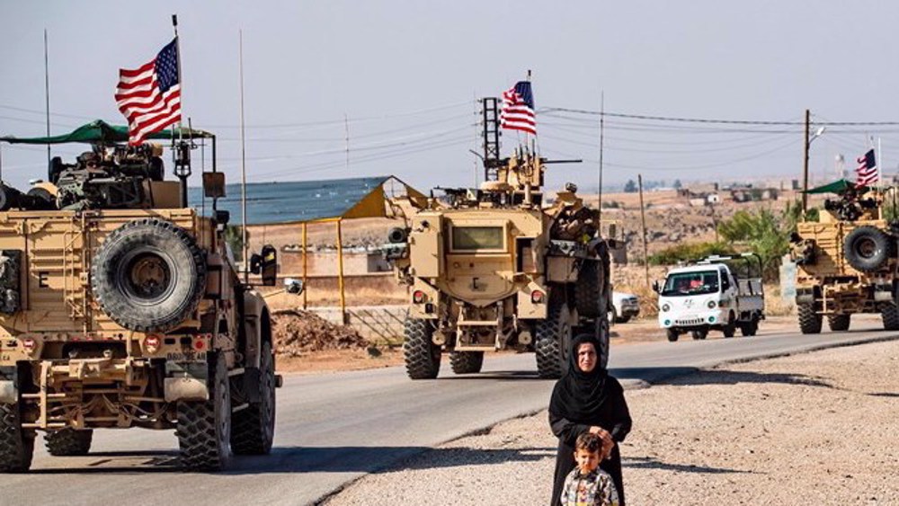 US sneaks 156-vehicle convoy out of its illegal Syria base