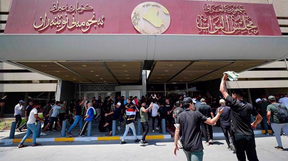 Sadr supporters occupy Iraqi parliament for second time in days