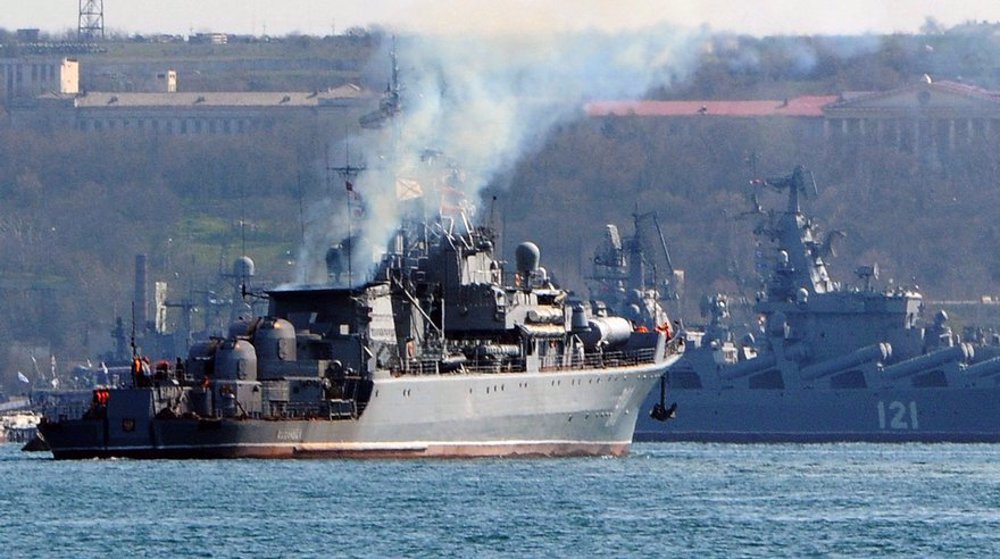 Ukraine: 3eme navire russe coulé?