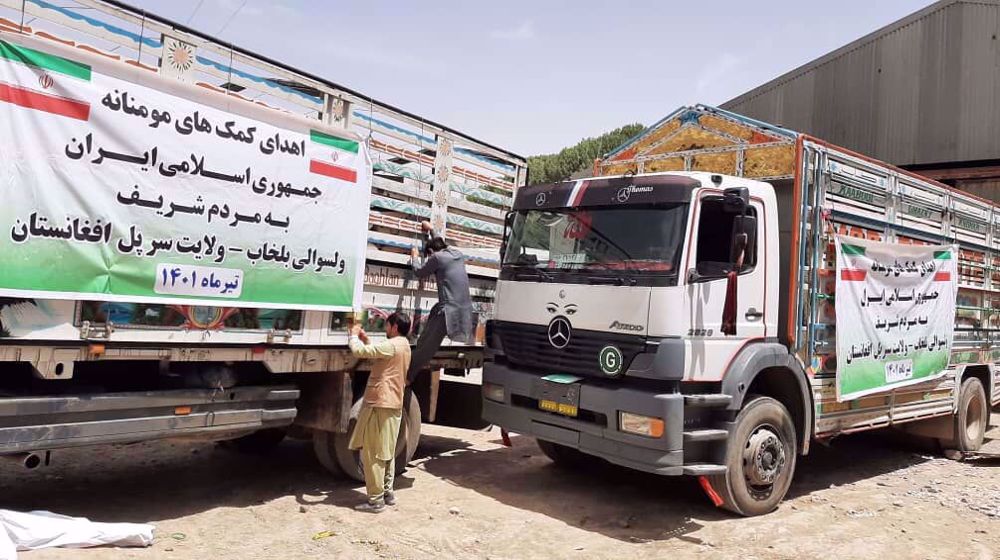 Iran sends humanitarian aid to Afghanistan’s Balkhab district
