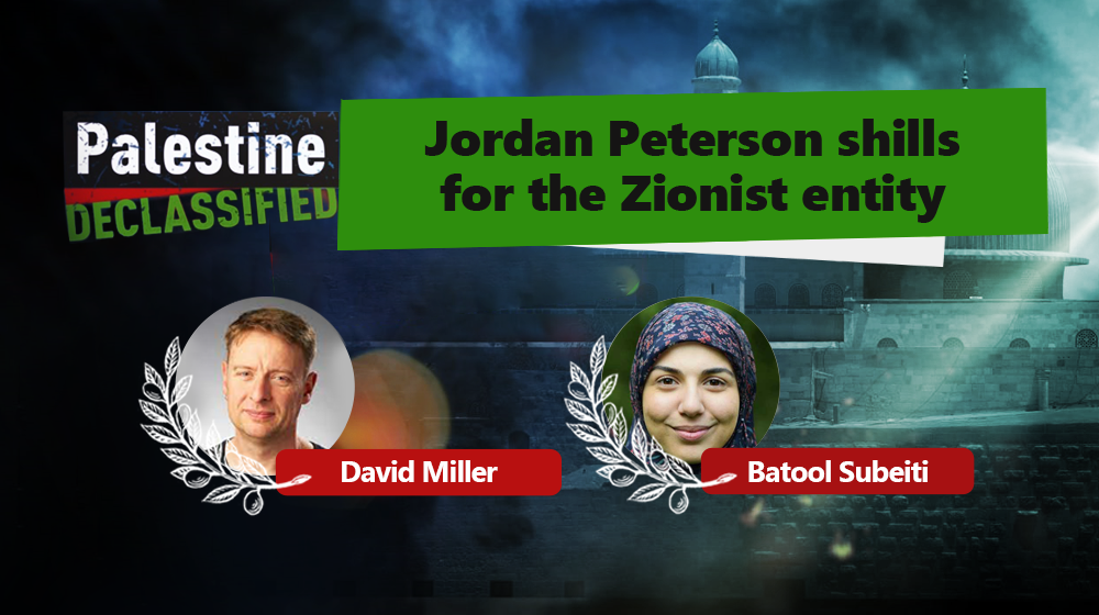 Jordan Peterson Shills for the Zionist Entity