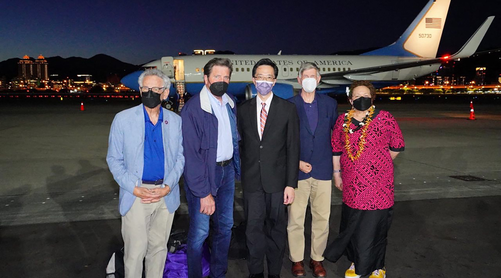 US lawmakers arrive in Chinese Taipei amid simmering tensions with China