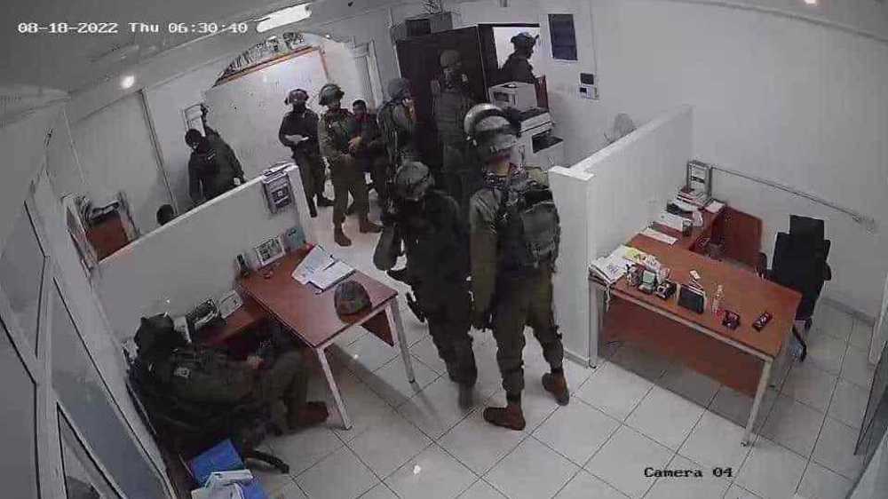 Israeli forces raid offices of several Palestinian rights groups, civil society organizations in West Bank