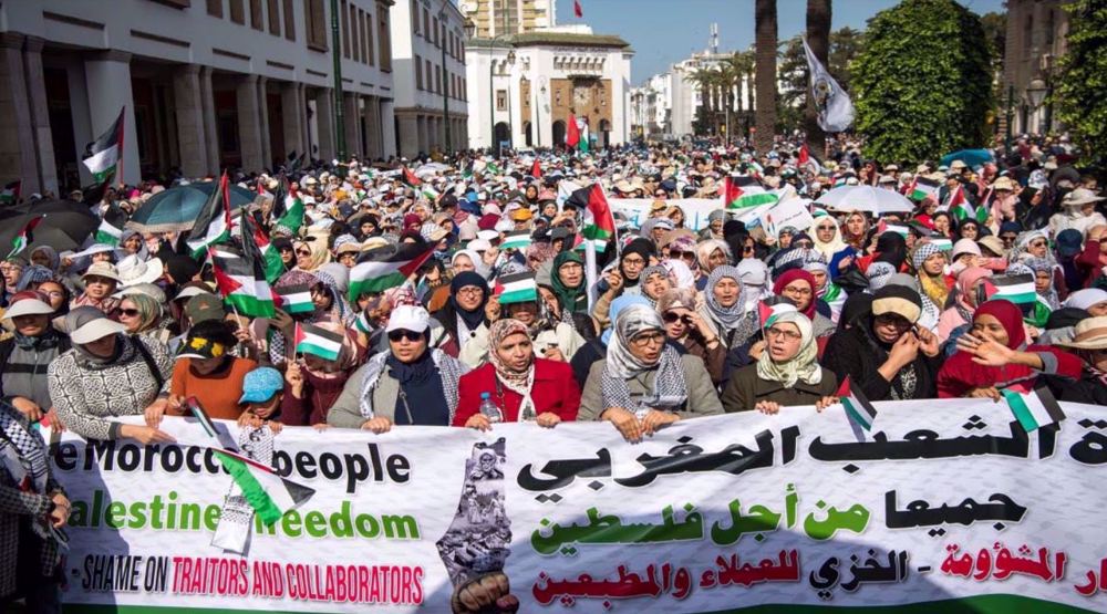 Maroc: Israël brûlé!