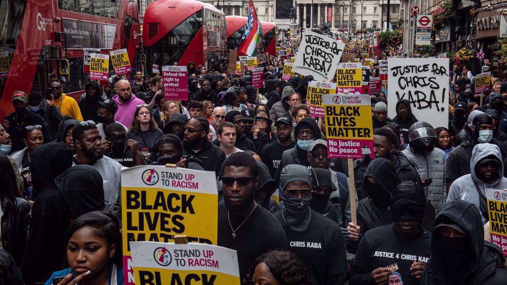 Thousands protest in London over police killing of Black man 
