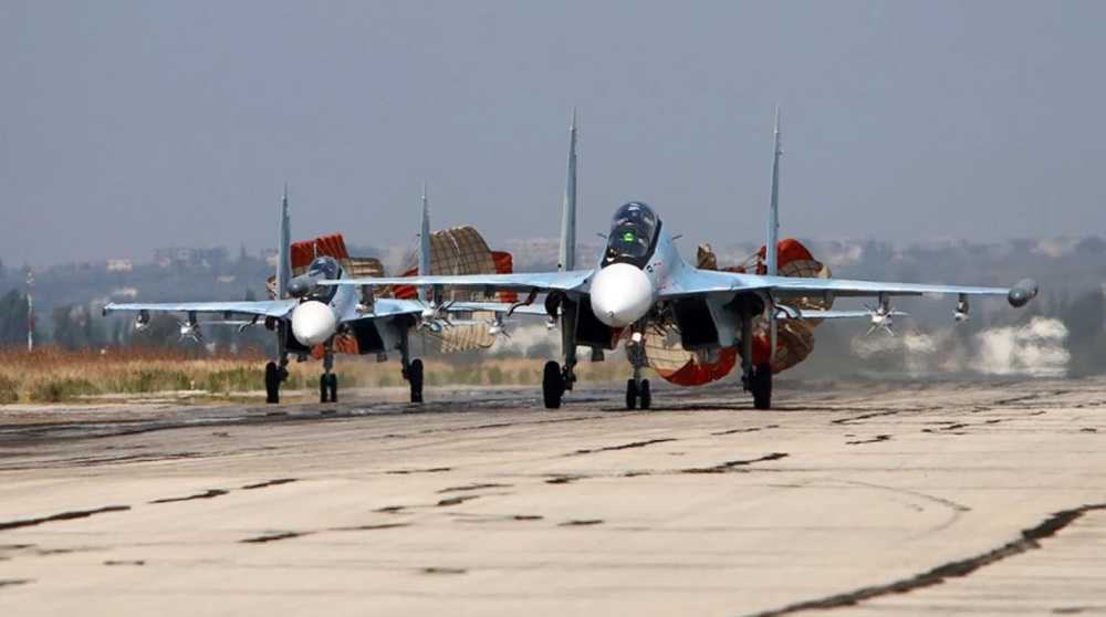 Russian fighter jets bomb terrorist positions in northwest Syria