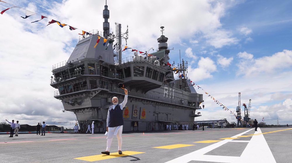 India unveils first indigenous aircraft carrier to offset Chinese influence