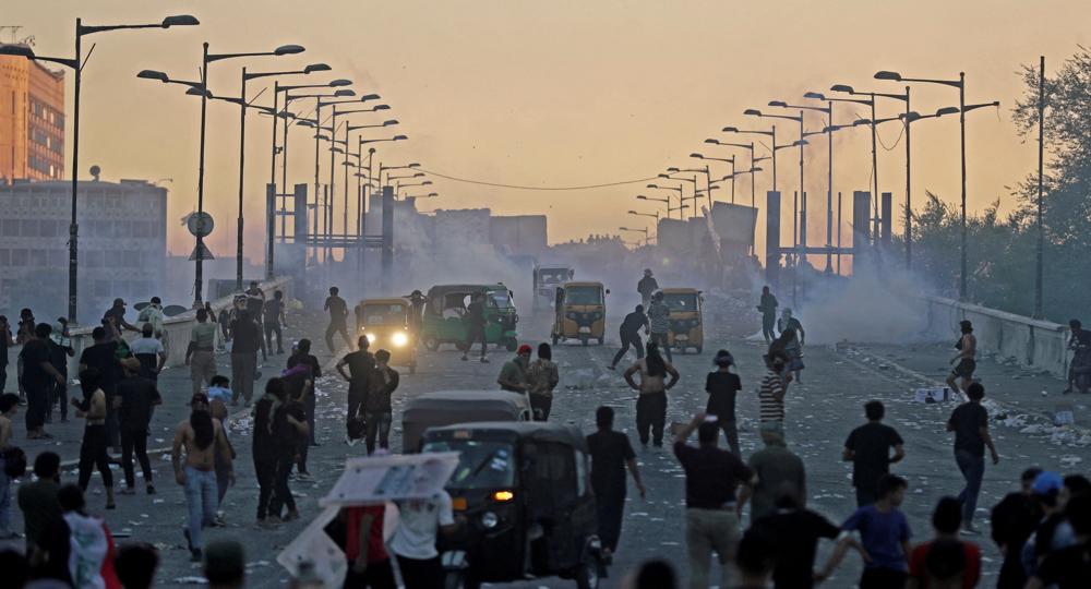 Rockets hit Baghdad's Green Zone for second day amid political unrest