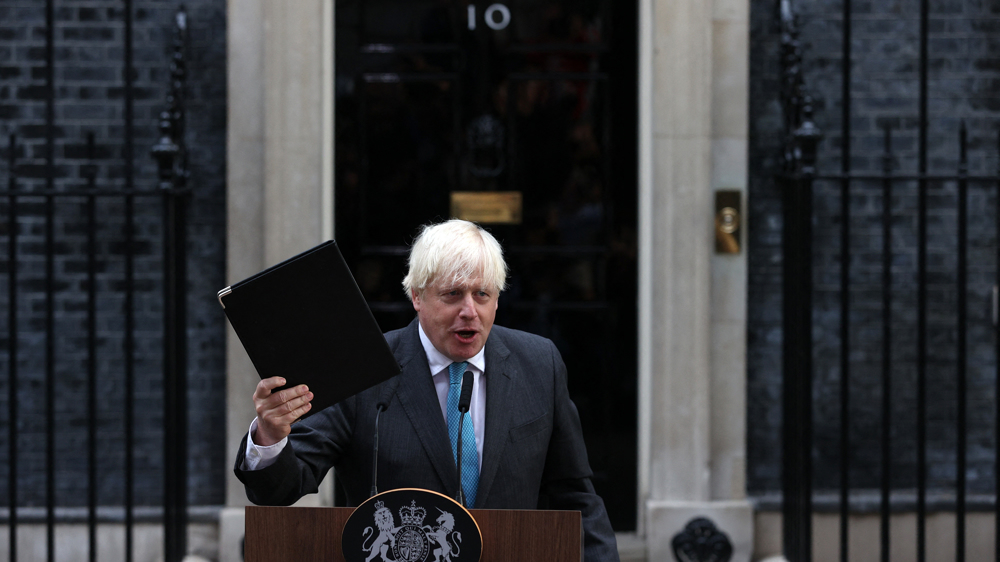 UK’s Johnson in farewell speech pledges support for Truss at 'tough time'