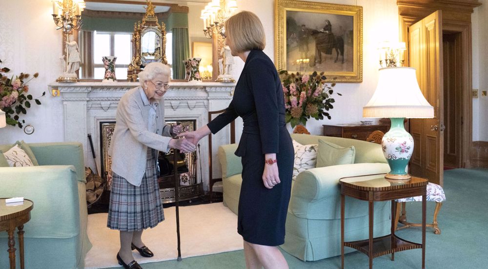 Queen Elizabeth appoints Liz Truss as Britain's prime minister