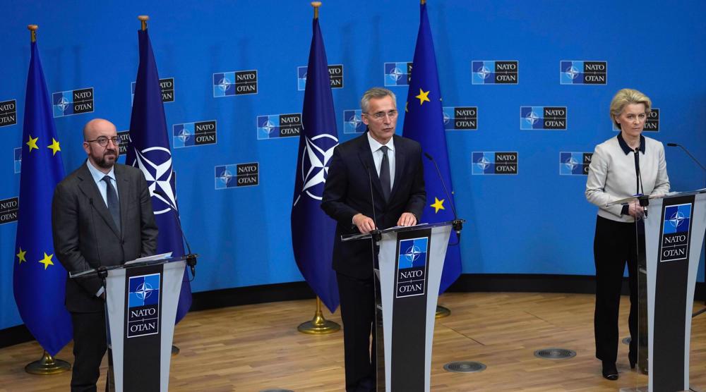 NATO, EU vow to step up support for Ukraine