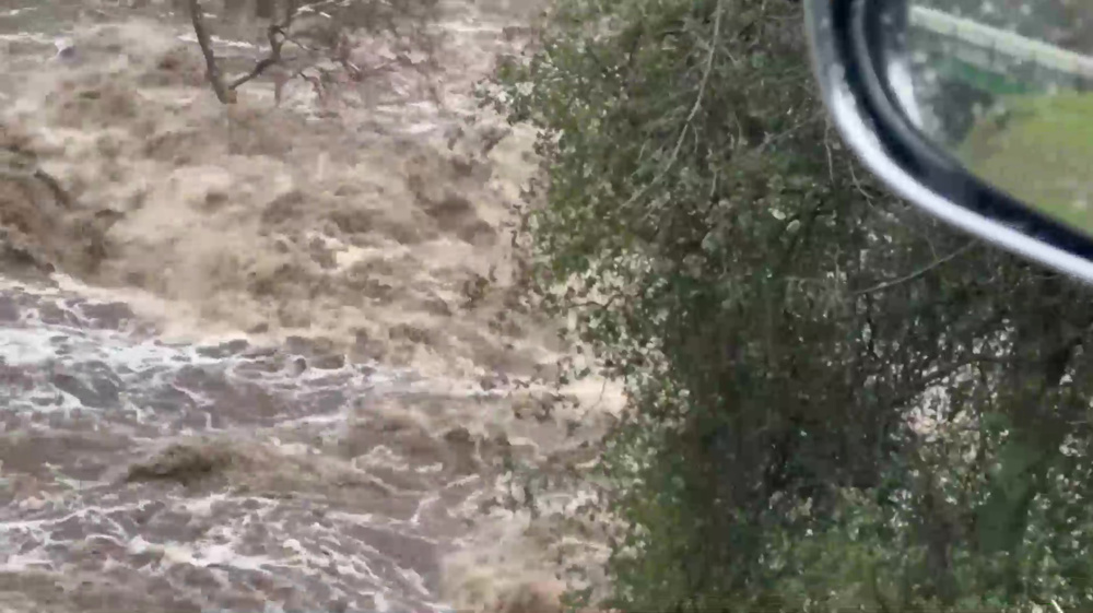Storms bring powerful floods to California's Fresno County
