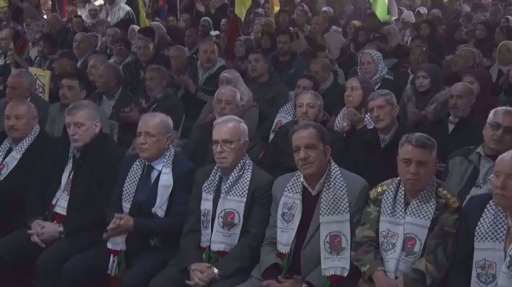'Palestinians in Syria mark fifty eighth anniversary of their revolution'