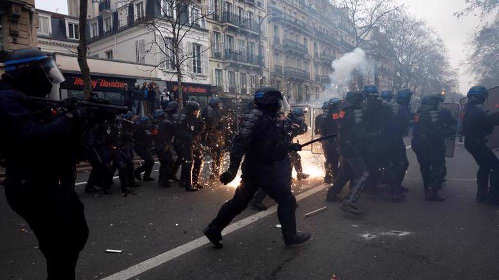 Tensions high in Paris as protests over Macron’s pension reform rage on 