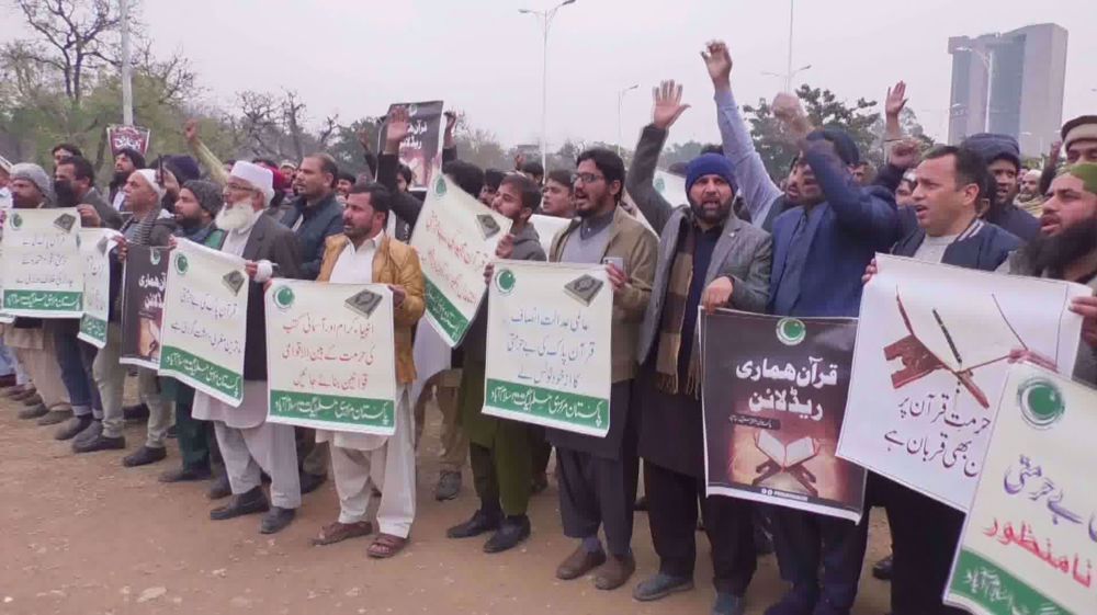 Pakistanis condemn burning of copies of Quran in Sweden