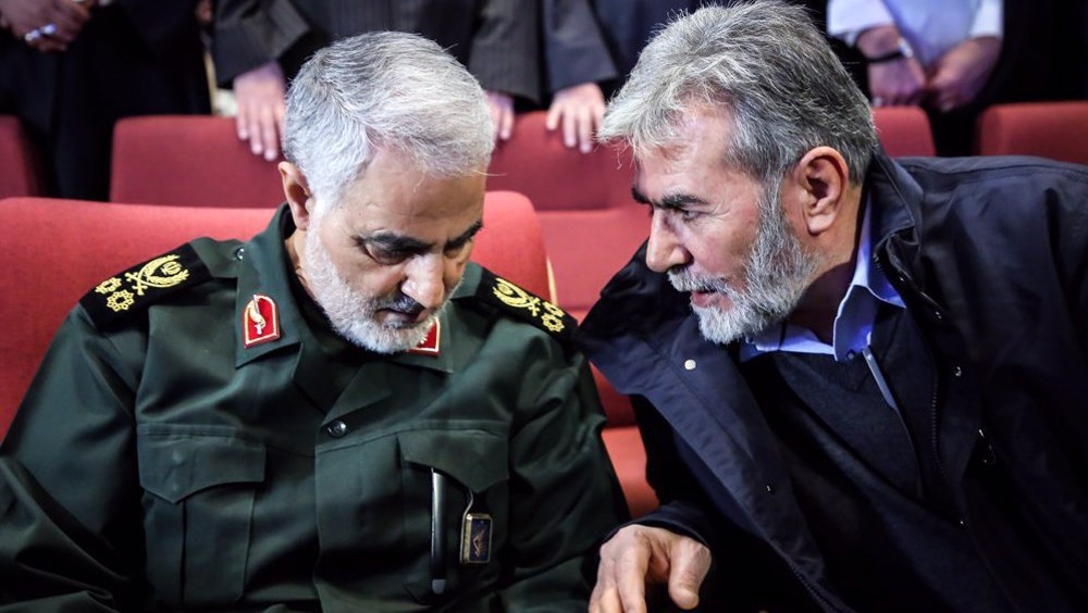 Islamic Jihad chief: Gen. Soleimani was champion on battlefield; Palestine was his main concern