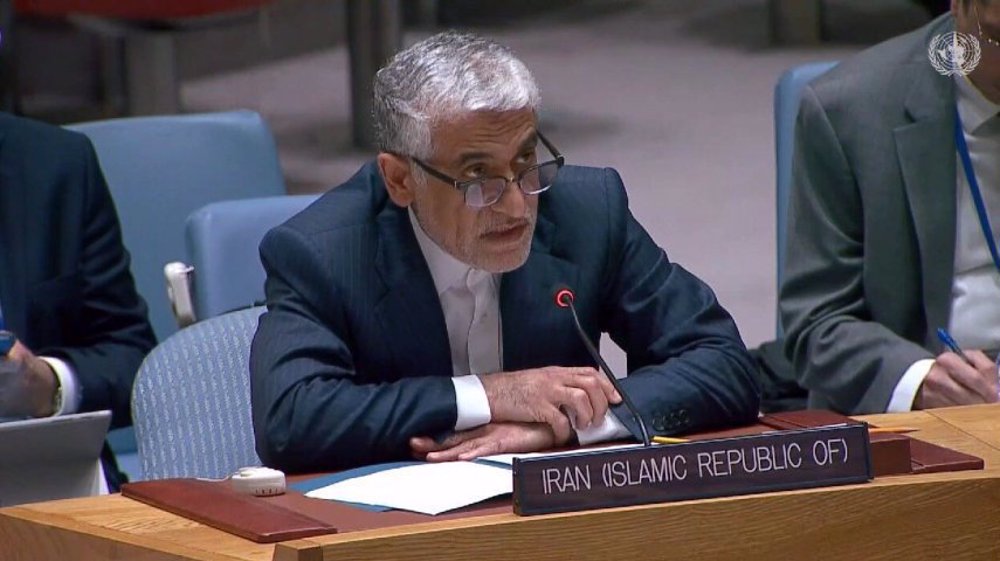 Iran’s envoy urges UN Security Council to condemn Israeli crimes