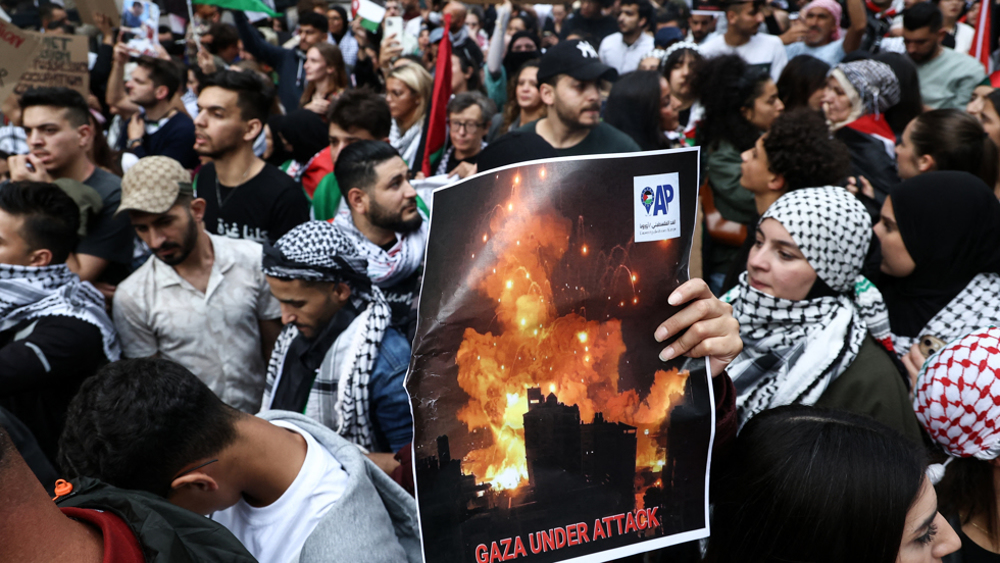 Des milliers de personnes se rassemblent à Bruxelles en solidarité avec les Palestiniens