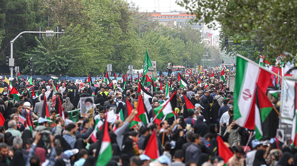 Les Iraniens manifestent leur soutien au peuple palestinien