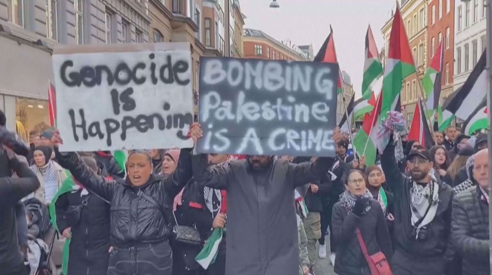 Thousands of Danish, Swiss demonstrators condemn Israel’s ruthless killing of Palestinians