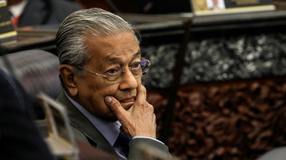All Israeli crimes stem from US support of Tel Aviv: Malaysia’s ex-PM