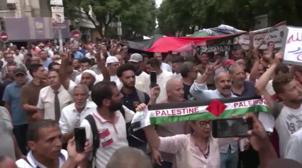 Tunisians rally for end to Gaza blockade