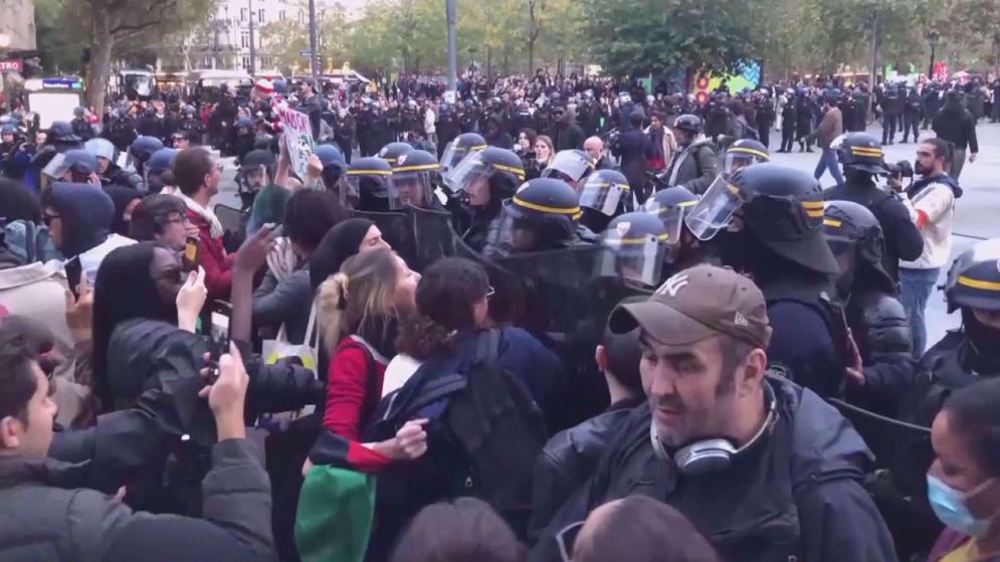France: les manifestants défient l’interdiction des rassemblements pro-palestiniens