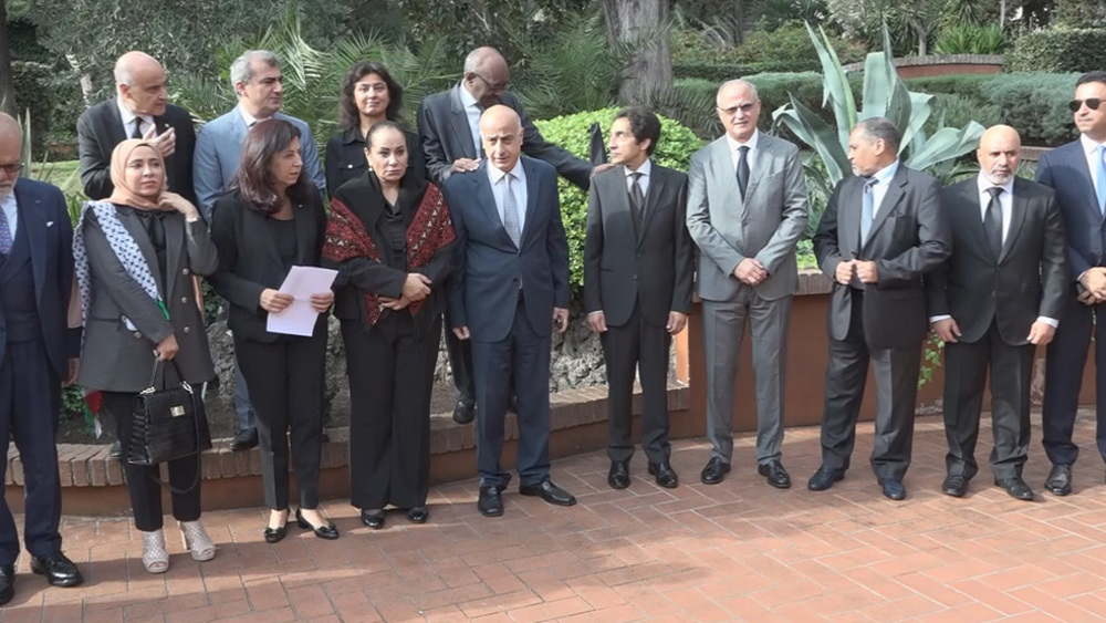 Tous les 22 ambassadeurs arabes en Italie expriment leur soutien à Gaza