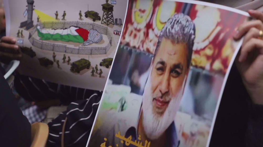 Palestinians protest ‘assassination’ of Hamas official in Israeli prison