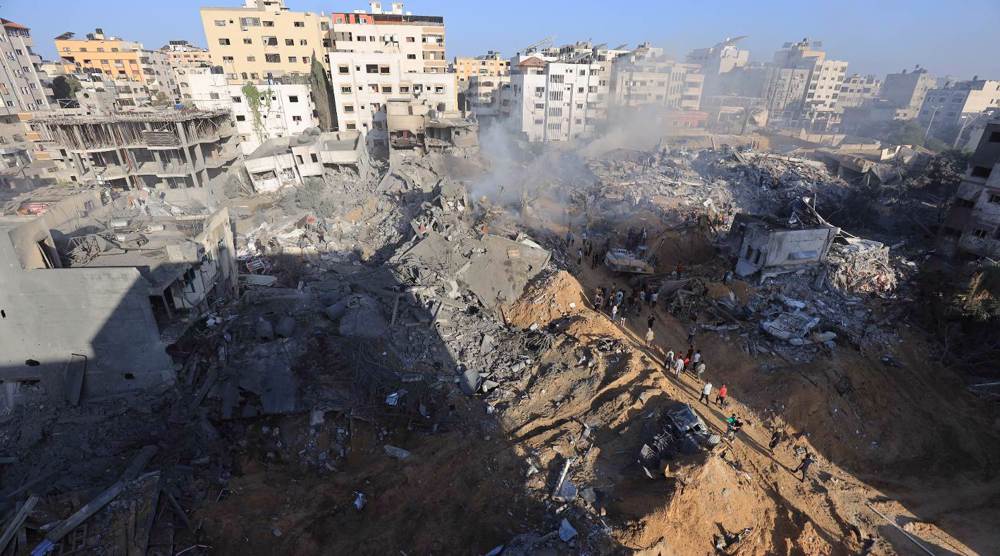 Dozens of Palestinians killed in overnight Israeli air raids on Gaza