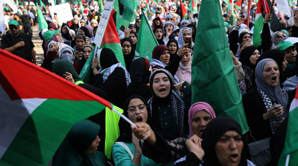 Large rally held in Beirut in solidarity with Palestinians in Gaza
