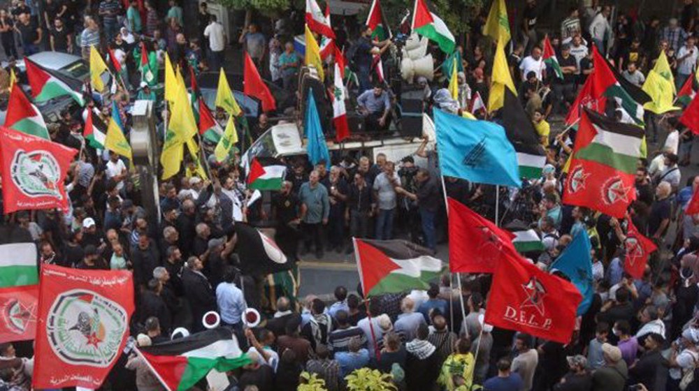 Beyrouth: manifestations de solidarité avec le peuple palestinien