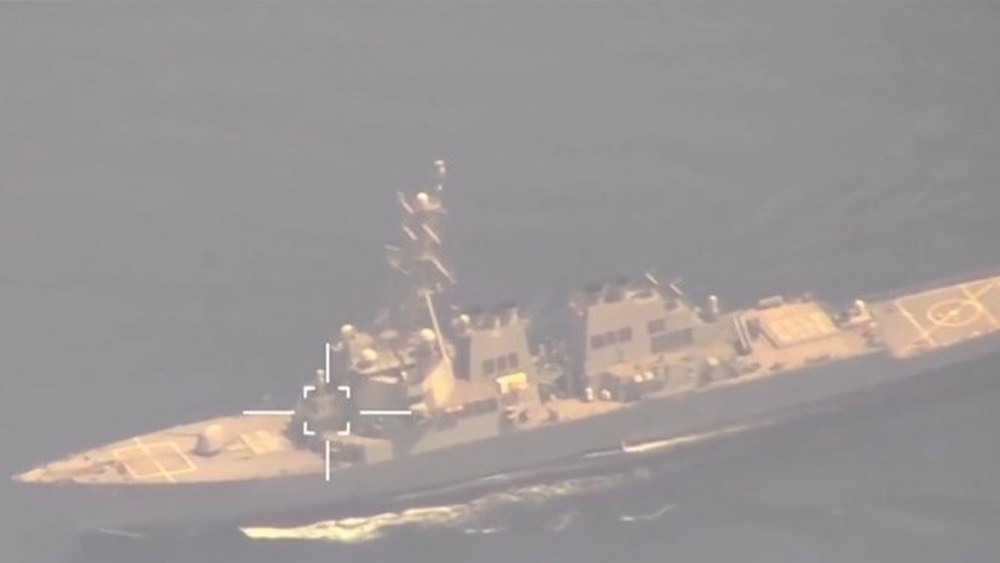 Iran Army drone keeps US warship under surveillance for 24 hrs