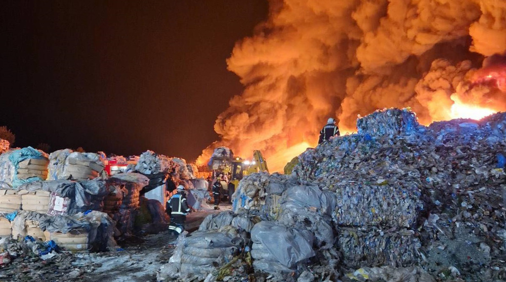 Fire engulfs landfill site in eastern Croatia