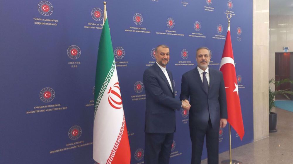 Iran FM meets Turkish counterpart In Ankara to discuss Israeli war on Gaza