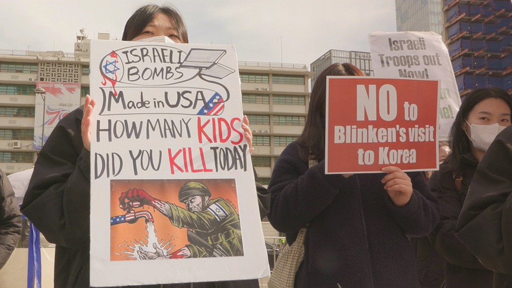 À Séoul, Blinken est sous pression pour l'arrêt des crimes d’Israël