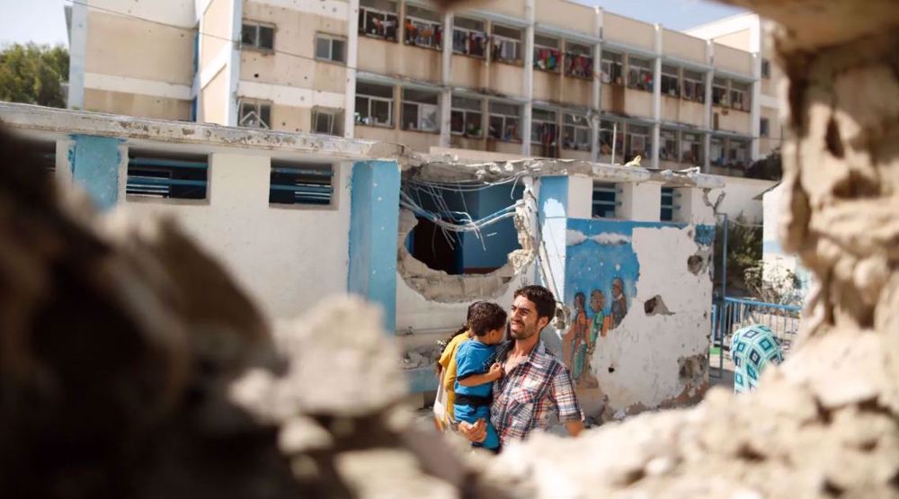 École Al-Falah à Gaza frappée par Israël; bilan: des dizaines de morts