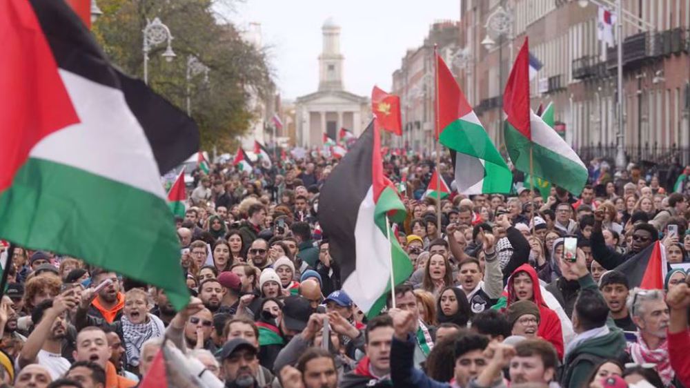 ‘We are all Palestinians’: Thousands march in Dublin in solidarity with Palestine