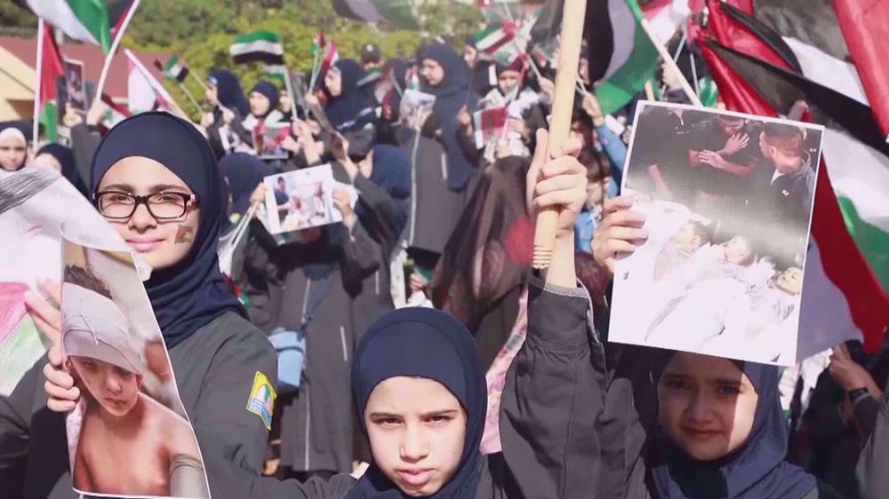 Des enfants libanais dénoncent les crimes israéliens