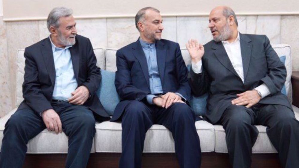 Iranian FM-Meeting-Palestinian resistance figures