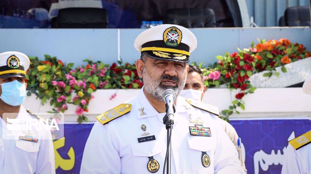 Iran Navy commander: New destroyer to join country's naval fleet 